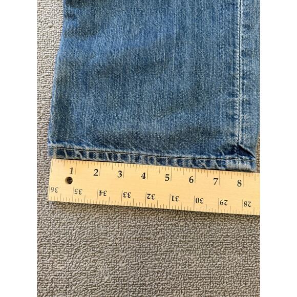Polo Ralph Lauren Vintage Men's Jeans W33 L34 Straight Leg Blue Denim Authentic - Picture 9 of 16
